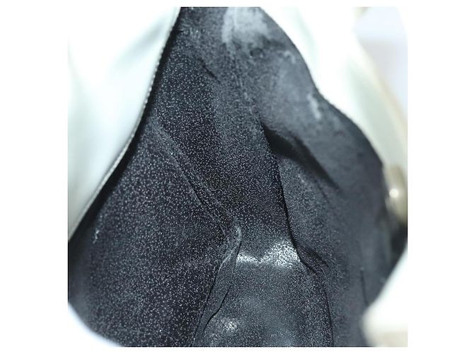 Borsa a mano GUCCI in pelle verniciata bianca Auth ep12976 Bianco - vista 16