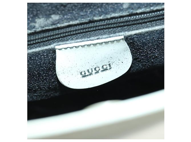 Borsa a mano GUCCI in pelle verniciata bianca Auth ep12976 Bianco - vista 17