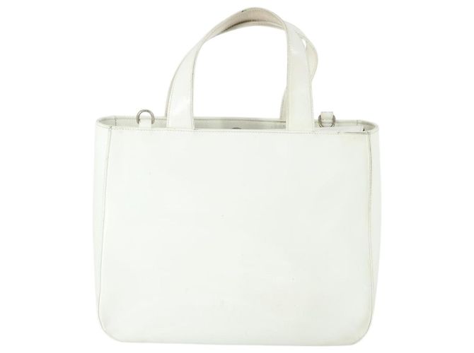 Borsa a mano GUCCI in pelle verniciata bianca Auth ep12976 Bianco - vista 3