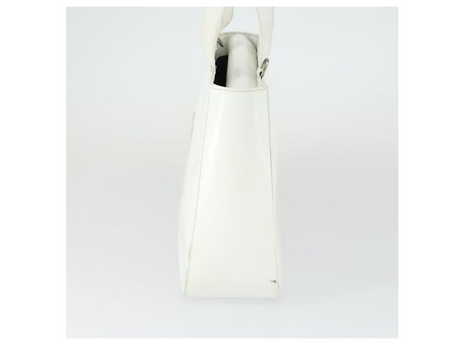 Borsa a mano GUCCI in pelle verniciata bianca Auth ep12976 Bianco - vista 4