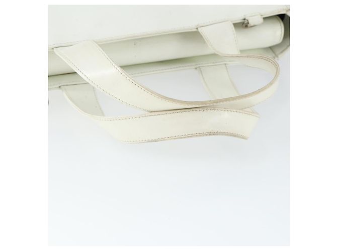 Borsa a mano GUCCI in pelle verniciata bianca Auth ep12976 Bianco - vista 7