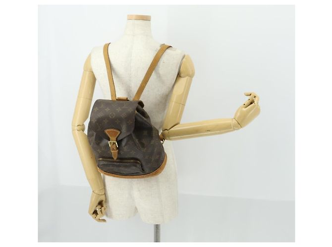 LOUIS VUITTON Monogram Montsouris MM Rucksack M51136 LV Auth BA9729 Monogramm - Ansicht 26
