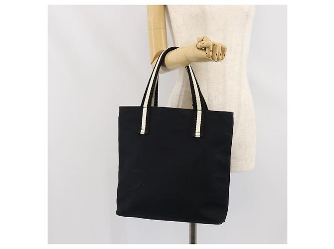 Borsa Tote in Tela Nera GUCCI 140691 Auth ep13293 Nero - vista 20