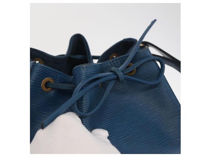 LOUIS VUITTON Bolsa de Hombro Epi Noe Azul Toledo M44005 LV Auth ep13154 - vista 10
