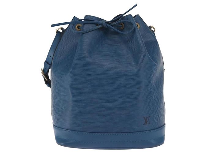 LOUIS VUITTON Bolsa de Hombro Epi Noe Azul Toledo M44005 LV Auth ep13154 - vista 13