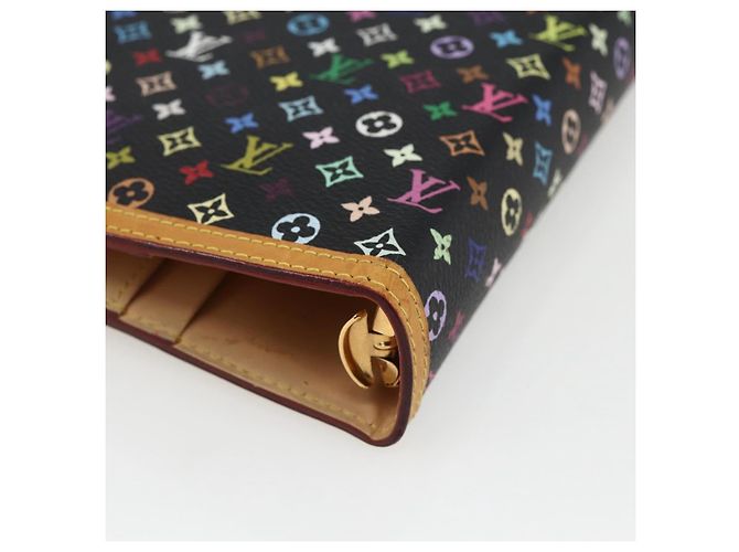LOUIS VUITTON Copertura Agenda GM Multicolore Pianificatore Giornaliero Nera R20893 Auth 169786SAV - vista 15