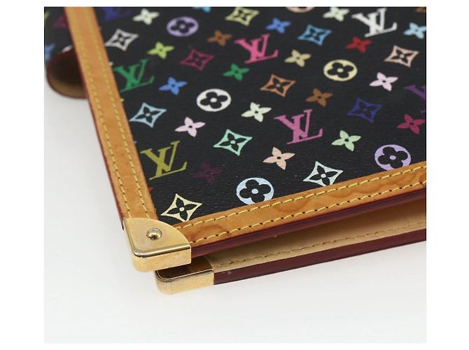 LOUIS VUITTON Copertura Agenda GM Multicolore Pianificatore Giornaliero Nera R20893 Auth 169786SAV - vista 16