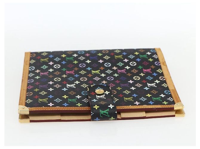 LOUIS VUITTON Copertura Agenda GM Multicolore Pianificatore Giornaliero Nera R20893 Auth 169786SAV - vista 3