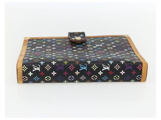 LOUIS VUITTON Copertura Agenda GM Multicolore Pianificatore Giornaliero Nera R20893 Auth 169786SAV - vista 4