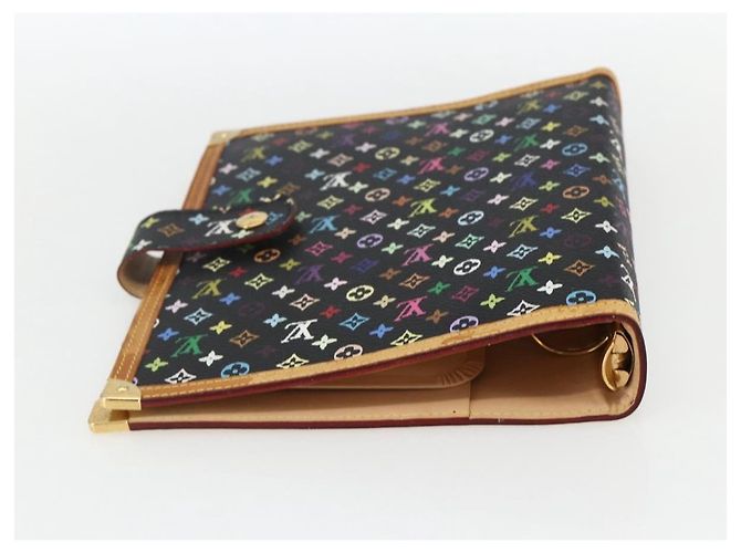 LOUIS VUITTON Copertura Agenda GM Multicolore Pianificatore Giornaliero Nera R20893 Auth 169786SAV - vista 5