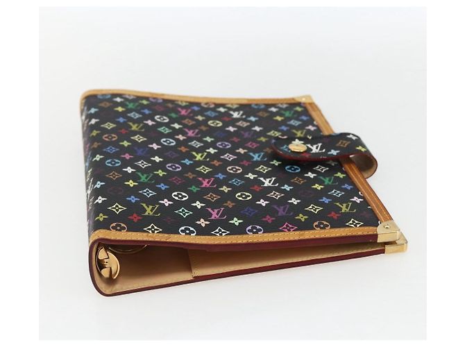 LOUIS VUITTON Copertura Agenda GM Multicolore Pianificatore Giornaliero Nera R20893 Auth 169786SAV - vista 6