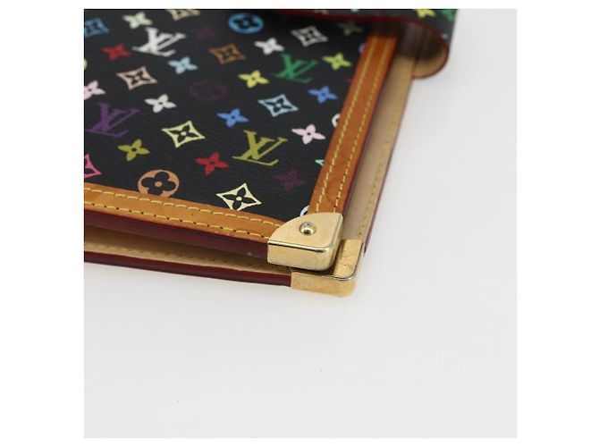 LOUIS VUITTON Copertura Agenda GM Multicolore Pianificatore Giornaliero Nera R20893 Auth 169786SAV - vista 7