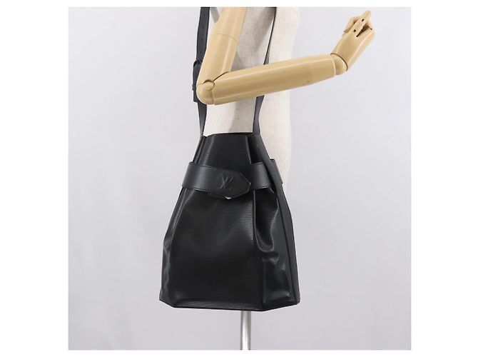 LOUIS VUITTON Borsa a Spalla Epi GM Nera M80155 LV Auth 169288 Nero - vista 20