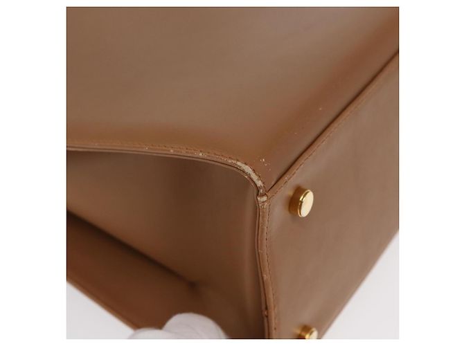 Borsa a Spalla Salvatore Ferragamo in Pelle Marrone Oro Auth 170324 D'oro - vista 11