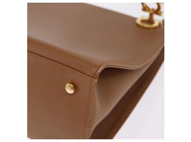 Borsa a Spalla Salvatore Ferragamo in Pelle Marrone Oro Auth 170324 D'oro - vista 12