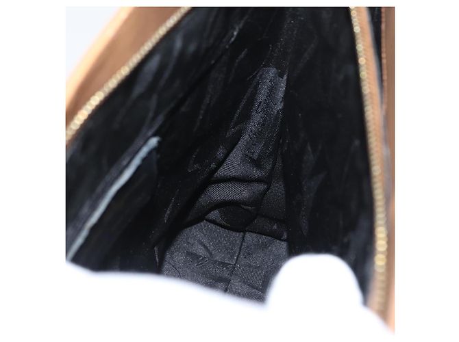 Borsa a Spalla Salvatore Ferragamo in Pelle Marrone Oro Auth 170324 D'oro - vista 19