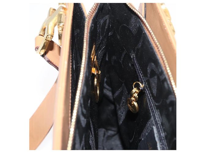 Borsa a Spalla Salvatore Ferragamo in Pelle Marrone Oro Auth 170324 D'oro - vista 20