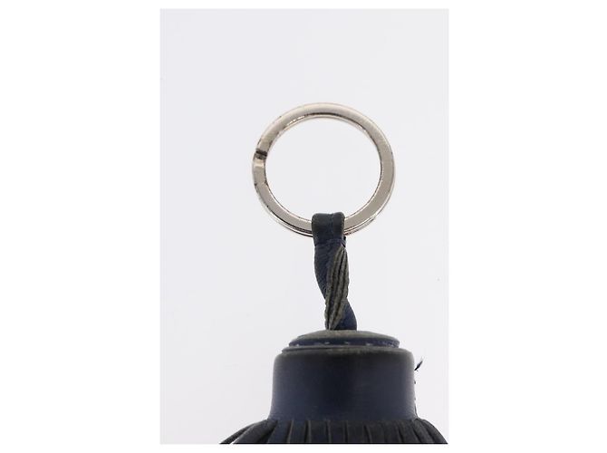 Hermès HERMES Charm Carmen Pelle Blu Navy Auth hk3436 - vista 5