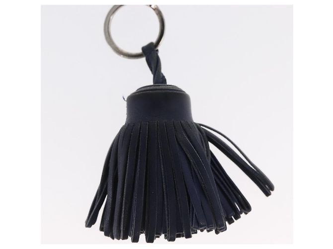 Hermès HERMES Charm Carmen Pelle Blu Navy Auth hk3436 - vista 6