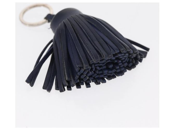 Hermès HERMES Charm Carmen Pelle Blu Navy Auth hk3436 - vista 9