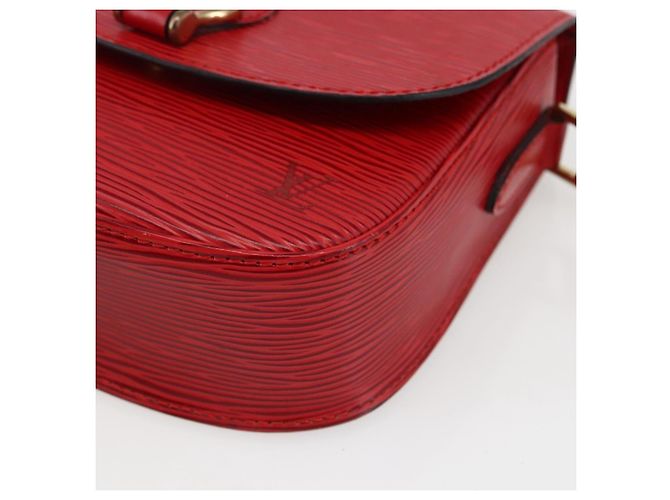 LOUIS VUITTON Borsa a Spalla Epi Saint Cloud PM Rossa M52217 LV Auth bs32747 Rosso - vista 14