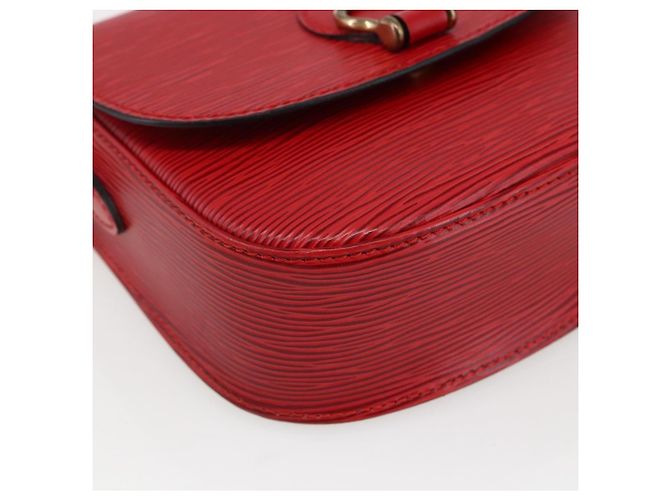 LOUIS VUITTON Borsa a Spalla Epi Saint Cloud PM Rossa M52217 LV Auth bs32747 Rosso - vista 15