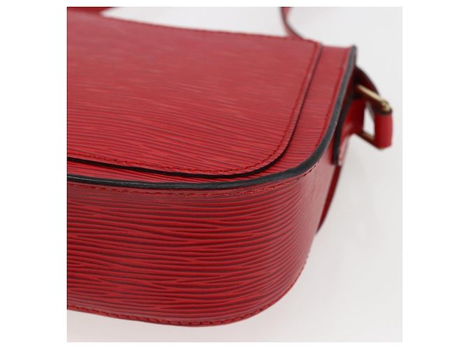 LOUIS VUITTON Borsa a Spalla Epi Saint Cloud PM Rossa M52217 LV Auth bs32747 Rosso - vista 16