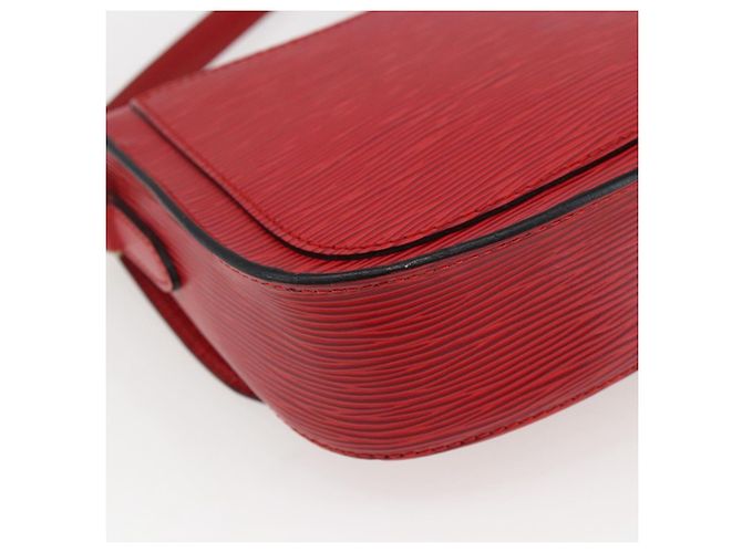 LOUIS VUITTON Borsa a Spalla Epi Saint Cloud PM Rossa M52217 LV Auth bs32747 Rosso - vista 17