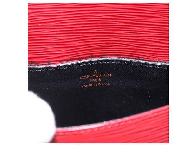 LOUIS VUITTON Borsa a Spalla Epi Saint Cloud PM Rossa M52217 LV Auth bs32747 Rosso - vista 19