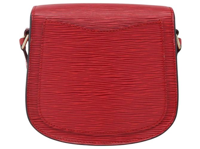 LOUIS VUITTON Borsa a Spalla Epi Saint Cloud PM Rossa M52217 LV Auth bs32747 Rosso - vista 2