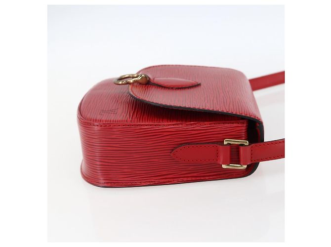 LOUIS VUITTON Borsa a Spalla Epi Saint Cloud PM Rossa M52217 LV Auth bs32747 Rosso - vista 4