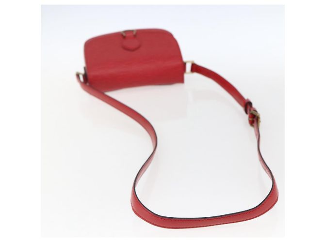 LOUIS VUITTON Borsa a Spalla Epi Saint Cloud PM Rossa M52217 LV Auth bs32747 Rosso - vista 7