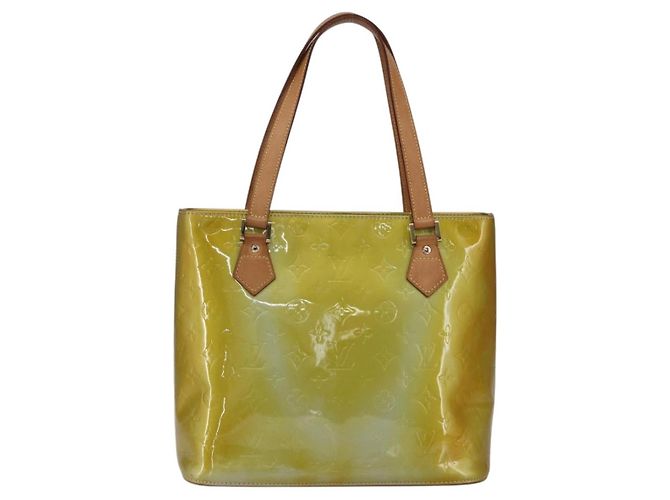 LOUIS VUITTON Monogram Vernis Houston Hand Bag Gris M91053 LV Auth 169064 Grey - view 13
