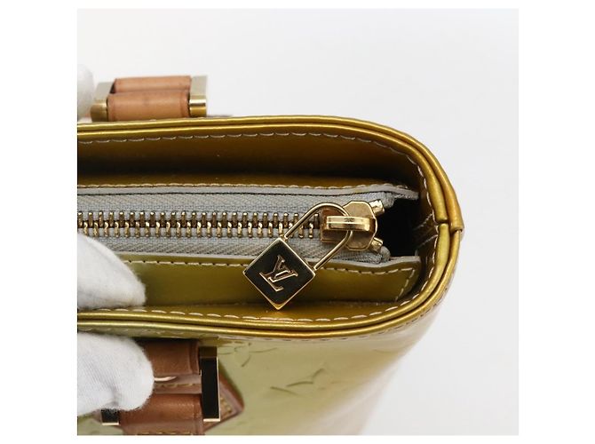LOUIS VUITTON Monogram Vernis Houston Hand Bag Gris M91053 LV Auth 169064 Grey - view 17