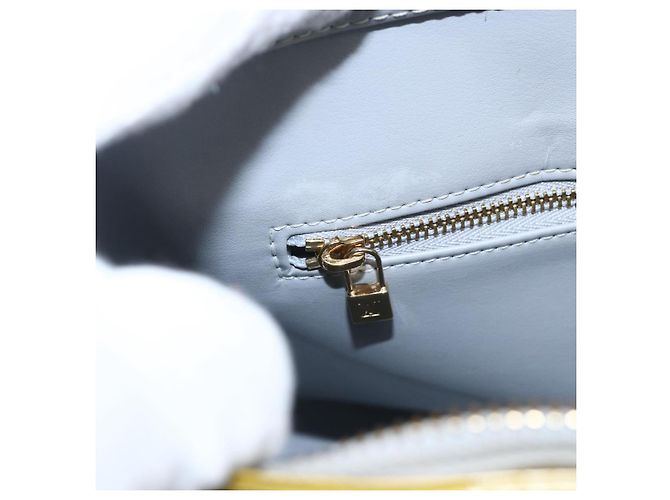 LOUIS VUITTON Monogram Vernis Houston Hand Bag Gris M91053 LV Auth 169064 Grey - view 18