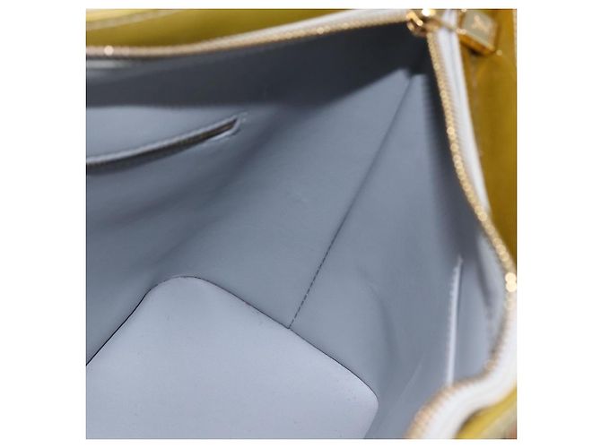 LOUIS VUITTON Monogram Vernis Houston Hand Bag Gris M91053 LV Auth 169064 Grey - view 19