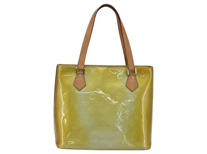 LOUIS VUITTON Monogram Vernis Houston Hand Bag Gris M91053 LV Auth 169064 Grey - view 2