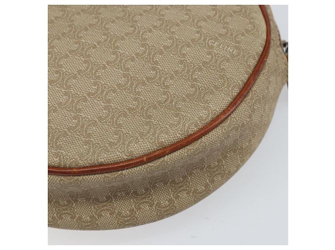 Céline Borsa a Spalla in Tela Macadam CELINE PVC Beige Auth bs33069 - vista 12