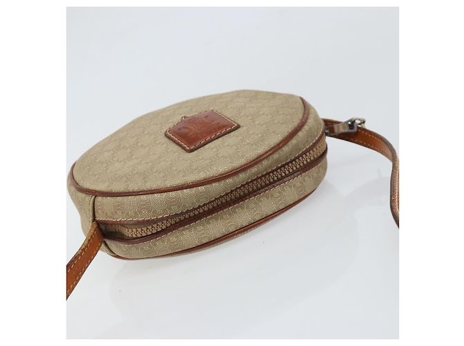 Céline Borsa a Spalla in Tela Macadam CELINE PVC Beige Auth bs33069 - vista 6