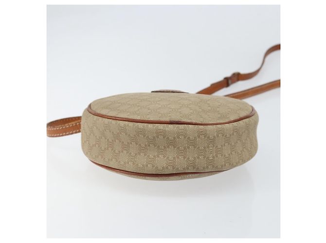 Céline Borsa a Spalla in Tela Macadam CELINE PVC Beige Auth bs33069 - vista 9