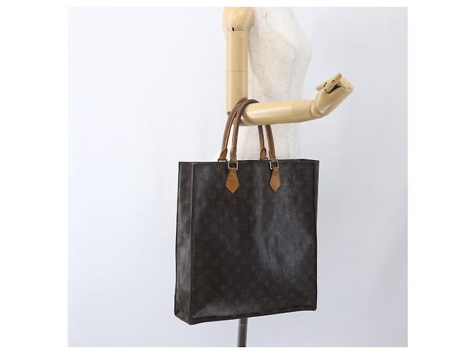 LOUIS VUITTON Borsa Sac Plat Monogram M51140 LV Auth hk3417 Monogramma - vista 20