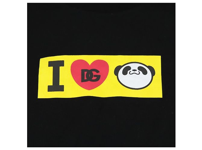 Dolce & Gabbana DOLCE&GABBANA D&G ~ Camiseta de algodón Jujutsu Kaisen PANDA Negra Auth 149884M - vista 5