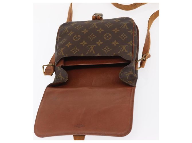 LOUIS VUITTON Borsa a Spalla Monogram Cartouchiere MM M51253 LV Auth ka2138 Monogramma - vista 18