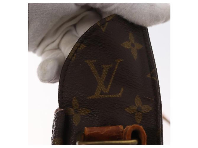 LOUIS VUITTON Borsa a Spalla Monogram Cartouchiere MM M51253 LV Auth ka2138 Monogramma - vista 19