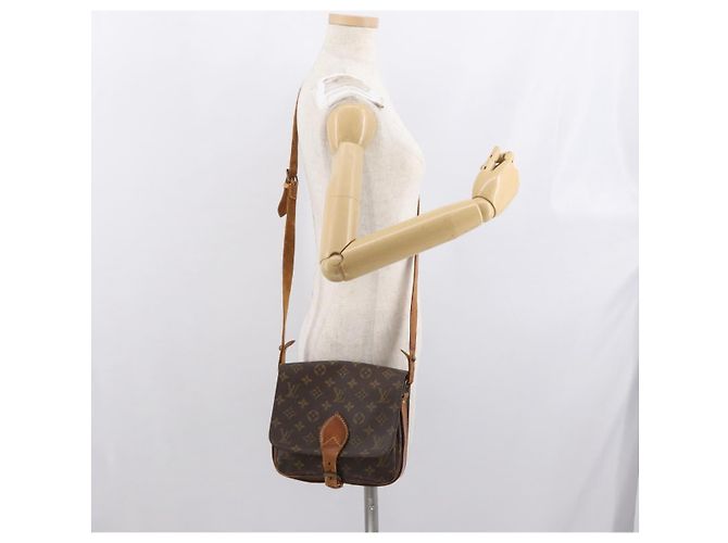 LOUIS VUITTON Borsa a Spalla Monogram Cartouchiere MM M51253 LV Auth ka2138 Monogramma - vista 23