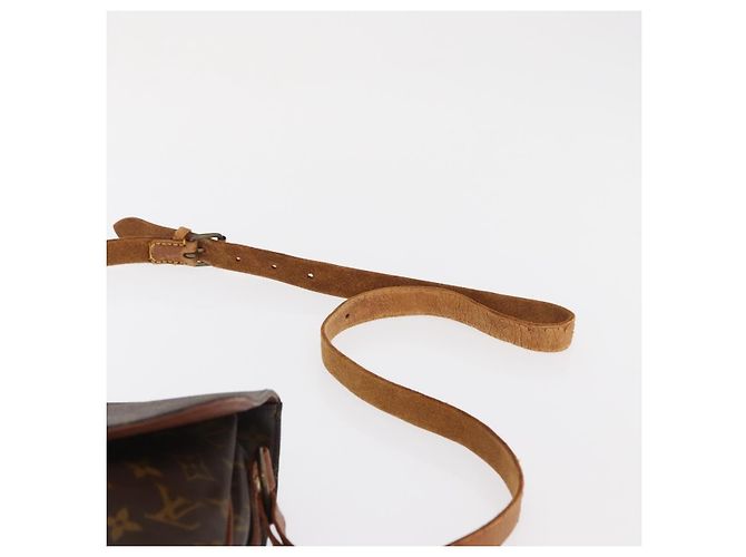 LOUIS VUITTON Borsa a Spalla Monogram Cartouchiere MM M51253 LV Auth ka2138 Monogramma - vista 9