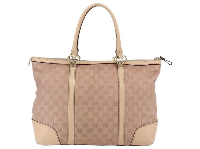 GUCCI Borsa Tote Lovely Rosa Oro 257068 Auth ka2044 D'oro - vista 3