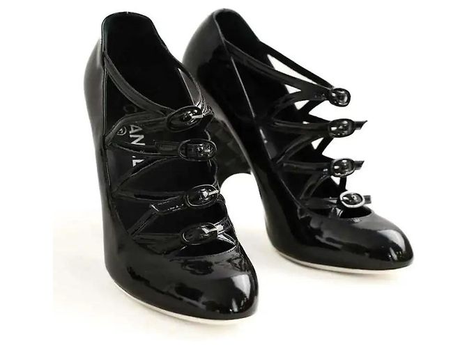 Chanel Schwarze Absätze - Ansicht 6