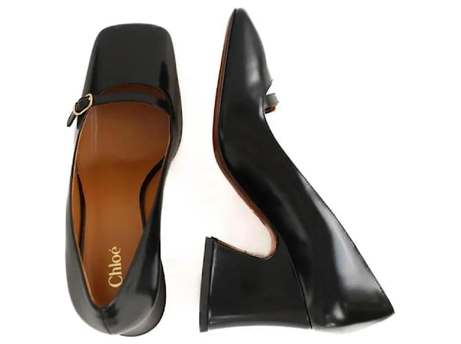 Chloé Tacchi neri Nero - vista 6