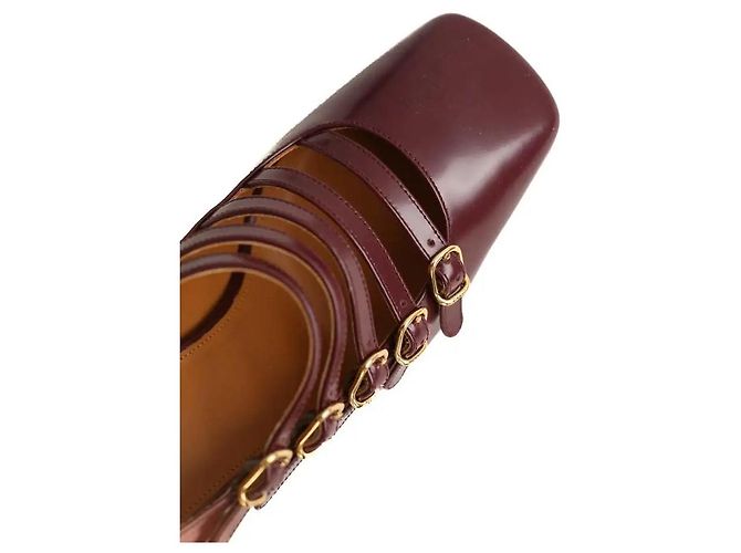 Chloé Tacchi bordeaux Bordò - vista 4